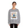 Retro Toy Robot Crewneck Sweatshirt | Throwback Kid, Primary Color Retro by Tristan’s Treehouse
