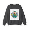 Retro Gamer Baby Crewneck Sweatshirt — Cute Arcade Controller Design by Tristan’s Treehouse