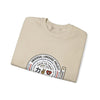 Universal Language Crewneck — "Love/Joy/Peace" Multi-Script Statement Sweatshirt by Tristan’s Treehouse