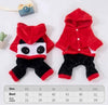 Fleece-lined Thermal Coral Fleece Pig Pet Costume Cat Clothes Small Dog by My Store