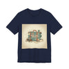Retro Travel Postcard Tee | passport stamp, wanderlust design by Tristan’s Treehouse