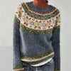Women’s Fashionable Pullover Sweater Top | Cozy Everyday Knit by FitiqueFit