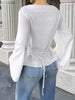 Tied Long Sleeve T-Shirt by Simply Love