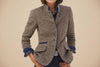 Women’s Color-Block Woolen Jacket – Multi-Button Casual Elegant Coat by FitiqueFit