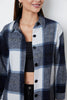 Plaid Button Up Collared Neck Outerwear