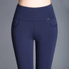 High Waist Velvet Padded Leggings for Women by FitiqueFit
