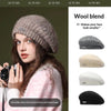 Women’s Cozy Wool Knit Beanie – Soft Warm Fall & Winter Hat by FitiqueFit