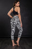 Cropped High-Rise Print Leggings – USA Flag Print Patriotic Workout Pants - 19 Styles by FitiqueFit