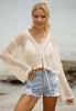 Women's Lace-up Cardigan Hollow-out Beach Sun Protection Long-sleeved Blouse