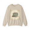 Vintage Passport Stamp Luggage Crewneck Sweatshirt | retro travel postcard, wanderlust design by Tristan’s Treehouse
