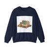 I’ll Try Again Next Year Crewneck Sweatshirt | Resolution Joke, Retro Computer by Tristan’s Treehouse