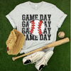 Game Day || Baseball || Faux Glitter || Tee