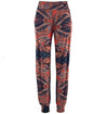 European And American Style Women Printed Pocket Casual Pants