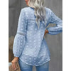 Women’s Long‑Sleeve V‑Neck Business Casual Blouse by FitiqueFit