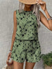 Women's Floral Print Tank Top & Shorts Two-Piece Set – Summer by FitiqueFit