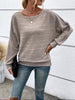 Relaxed Fit Ribbed Knit T-Shirt by Simply Love