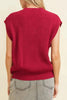 GAME DAY Round Neck Sweater Vest by Wild and Free Boutique