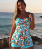 Women's Off-Shoulder Tankini Set – 2-Piece Swimsuit by FitiqueFit
