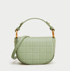Women's green shoulder bag