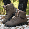910 Lace-up Anti-slip Couple Snow Boots Winter