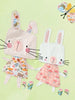Children's Bunny Applique Short Sleeve T-Shirt by Simply Love