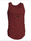 Men's US Flag Round Neck Tank