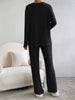 Ribbed Knit V-Neck Top and Pants Set by Wild and Free Boutique