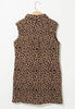 Luxury Summer Leopard Sleeveless Mini Dress Chic & Stylish Print Elegant Dress For Women by Stevvex