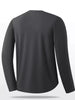 Men's Plus Size Solid Color Long Sleeve Casual T-Shirt by Simply Love