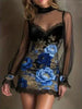 Floral Tank Top Women - Lace Trim Patchwork Dress by FitiqueFit