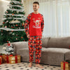 European And American Long Sleeve Home Wear Printed Plaid Christmas Suit by My Store