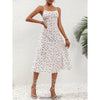 🌸 Women's Polka Dot Suspender Maxi Dress – Summer Elegance with a Flirty Twist by FitiqueFit
