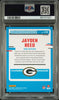 Graded 2023 Panini Donruss Optic Jayden Reed #239 Purple Shock Rookie RC Football Card PSA 10 Gem Mint