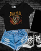Tiger mama Cropped Tee by Madness & Mayhem LLC