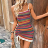 Boho Backless Knitted Beach Dress by FitiqueFit