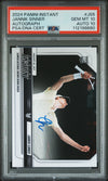 Graded 2024 Panini Instant Jannik Sinner #JS5 Autograph /99 Rookie RC Tennis Card PSA 10 Gem Mint Auto Grade PSA 10 Gem Mint