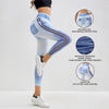 Denim-Look Peach Butt Yoga Leggings – Slim Fit Fitness Workout Pants by FitiqueFit