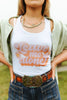 Leave Me Alone Retro Flower Graphic Tank Top by Wild Junkie