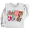 Preppy Girl Collage Y2K Sweatshirt | Aesthetic 2000s Nostalgia Crewneck | Vintage College Style Jumper | Trendy Retro Gift