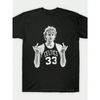 Larry Bird Retro 90s Graphic T-Shirt by Dog Mom Hat