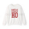 Edgy 'Santa's Favorite Ho' Viral Christmas Crewneck by Dog Mom Hat