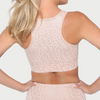 Metallic Cheetah Active  Sports Bra