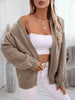 Cable Knit Open Front Hooded Cardigan by Wild and Free Boutique