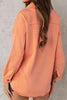 Women Exposed Seam Collared Neck Button Up Jacket with Pockets Stylish Casual Everyday Wear by Stevvex