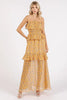 Ruffled Smocked Floral Halter Neck Maxi Dress – Elegant and Feminine Floral Maxi Dress with Smocked Waist and Ruffled Detailing by Stevvex