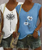 2-Pack Women's V-Neck Sleeveless Tank Tops – Loose Fit Casual Summer Beach Shirts by FitiqueFit