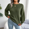 Women’s lantern sleeve knit sweater by FitiqueFit