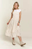 New Summer Smocked Floral Ruffled Hem Cami Dress – Feminine, Charming, Playful, Perfect for Warm Weather and Casual Outings by Stevvex
