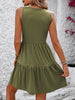 V-Neck Sleeveless Mini Dress Charming Design Women Dress Lightweight Dress For Girls by Stevvex