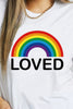 Simply Love LOVED Graphic Cotton T-Shirt by Simply Love